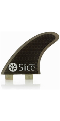 2024 Slice Ultralight Hex Core S7 FCS Compatible Surfboard Fins SLI-03 - Black